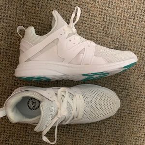White apl workout shoes